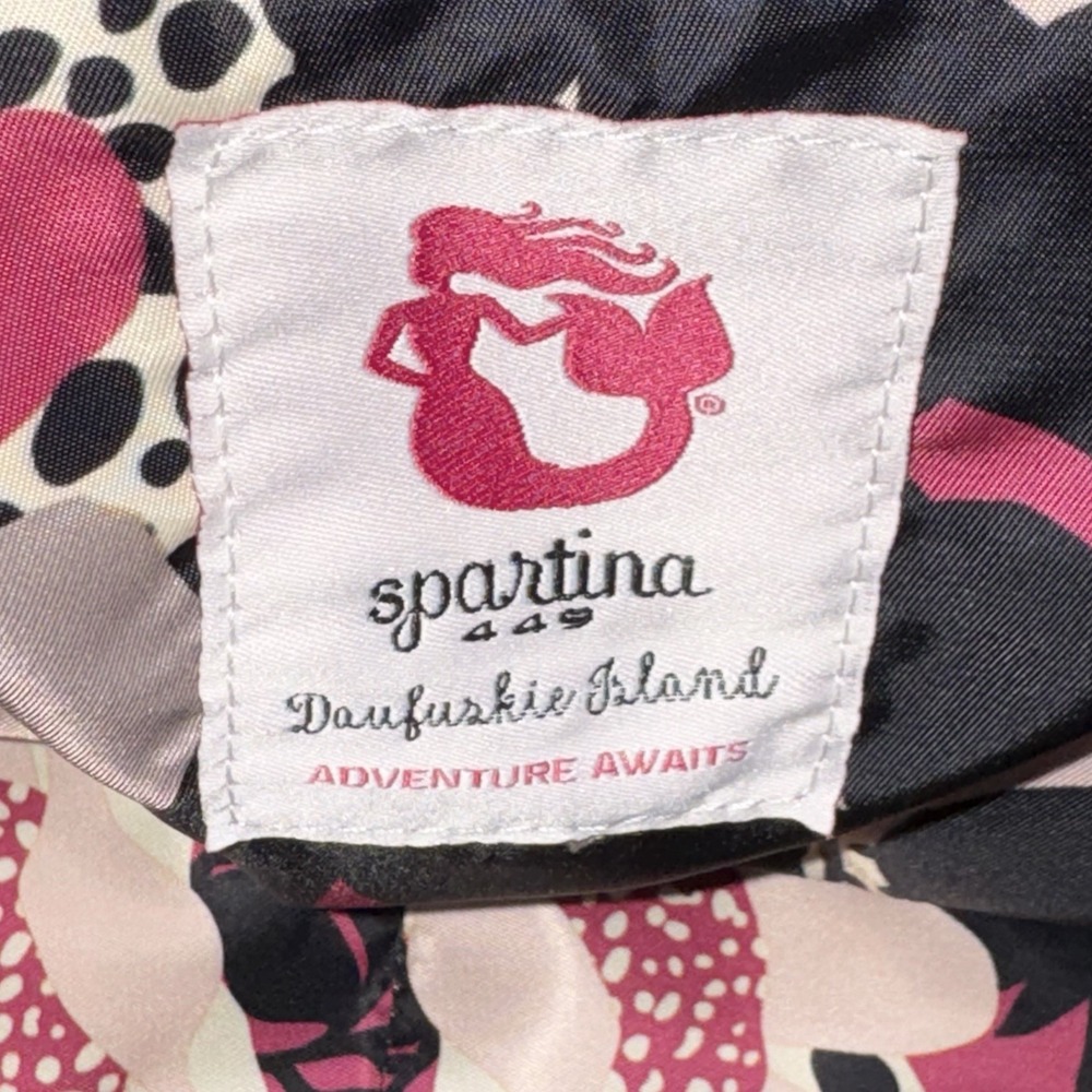 Spartina 449 Black Evie Armada Convertible Chic Backpack Handbag Multiple Pocket - Picture 11 of 14